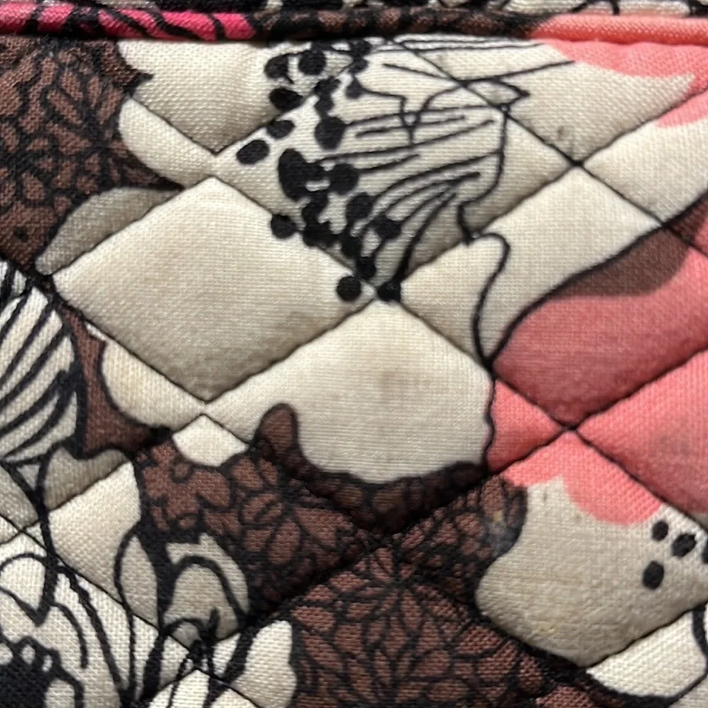 Vera Bradley Mocha Rouge convertible handbag shoulder bag Crossbody RETIRED - Picture 14 of 14